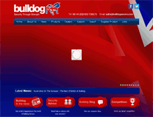 Tablet Screenshot of bulldogsecure.com